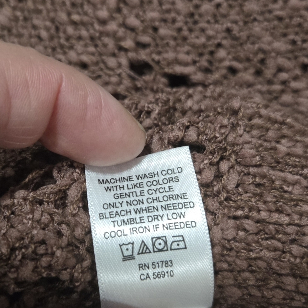 MAURICES NWT Women's Brown Knit Sweater Cardigan.Size XS - Picture 5 of 7